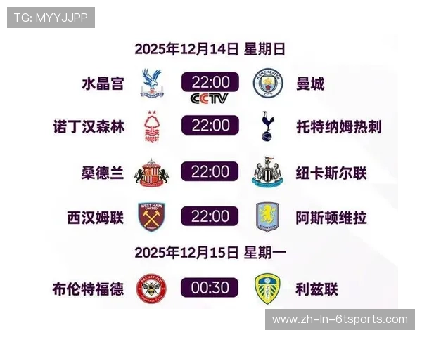 英超球队的比赛直播信息